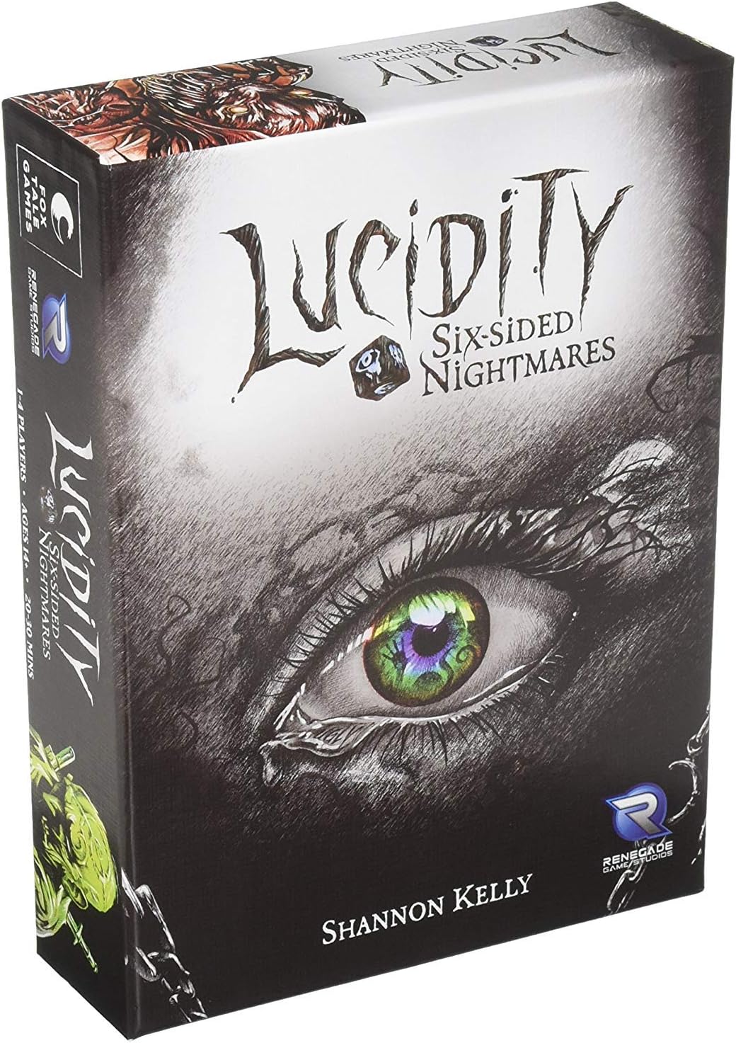 Renegade Game Studios Lucidity: Six-Sided Nightmares Push Your Luck Board Game for 1-4 Players