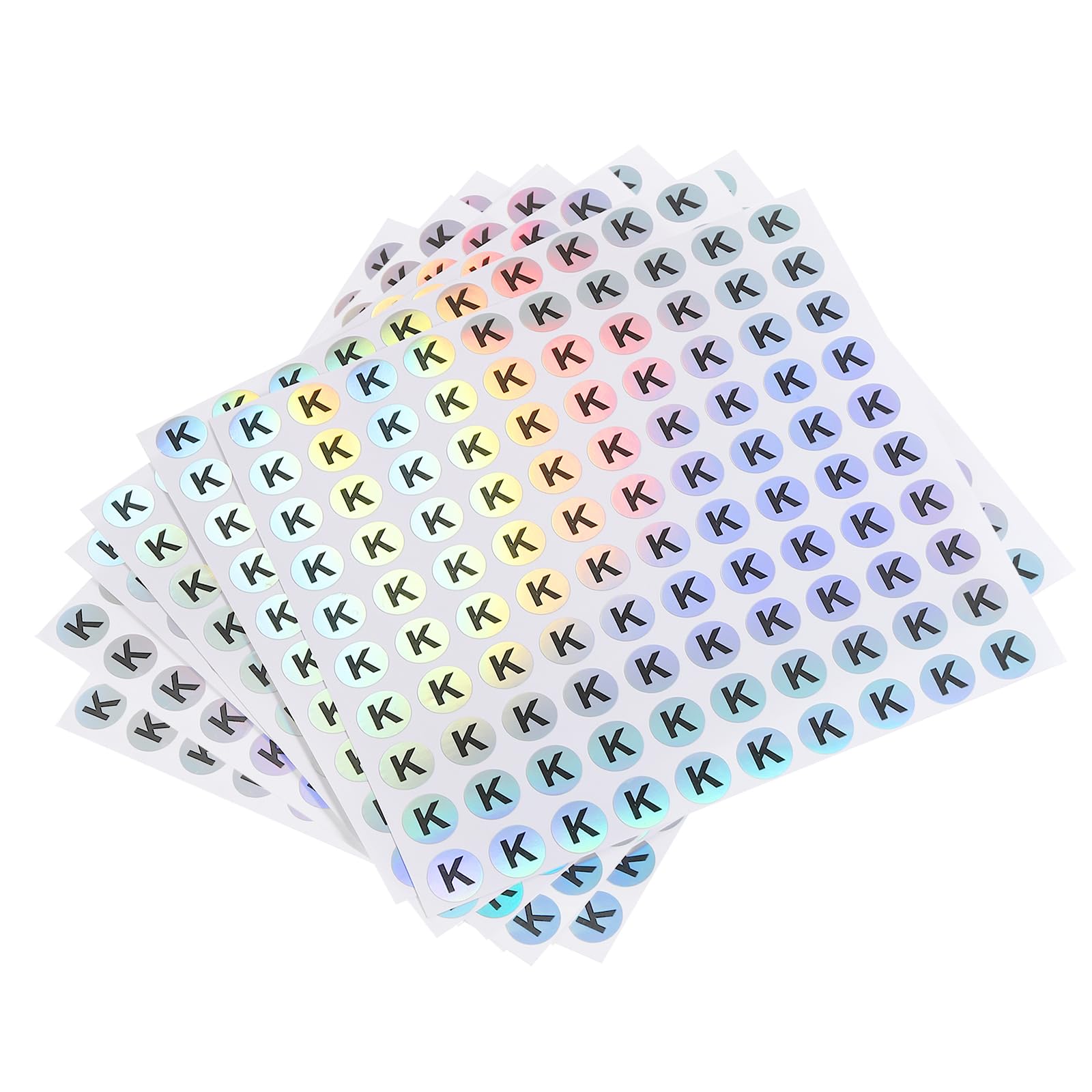 Autocollants réfléchissants alphabet laser MECCANIXITY 1,5 cm