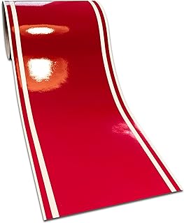 6"x72" Vinyl Racing Stripes Decal Tape Sticker Car Trailer Boat 651 (Red (PMS 200C))