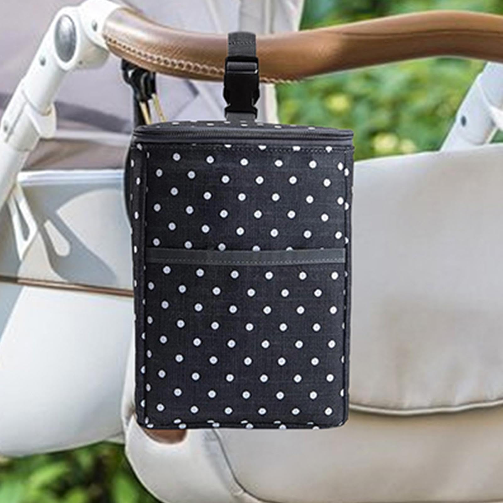 Sac de rangement pour lait maternel, sac isotherme pour bouteille, sac isotherme double congélateur pour bouteille de lait maternel refroidisseur de avec pack de glace, poignée à boucle, sac