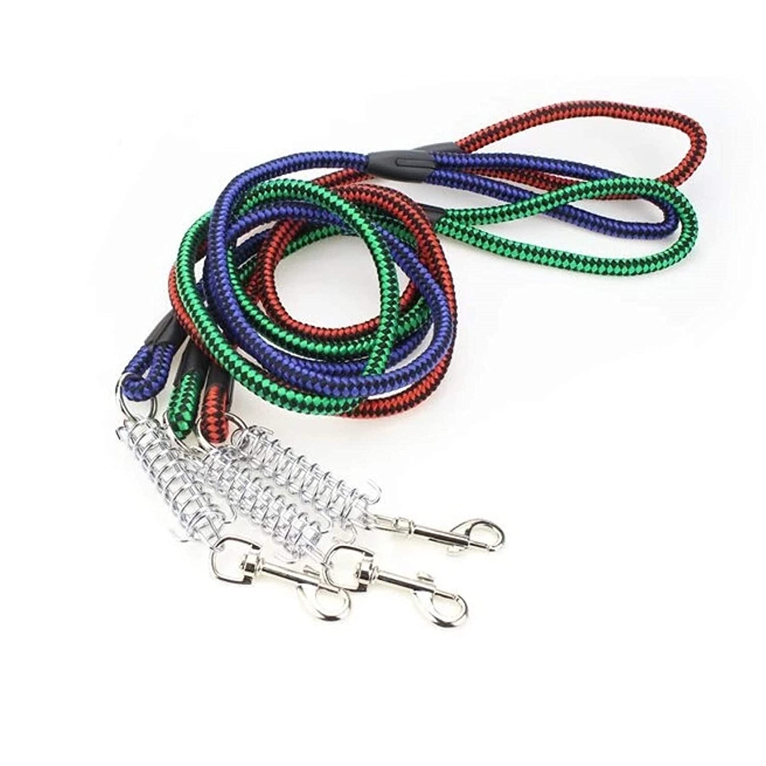 RvPaws Heavy Duty Buffer Spring Rope Leash for Maxi & Large Breed Dogs, Dog Spring Leash Rope Leash with Heavy Hook X-Large Size (Blue & Black) (B09TH95SKP) Amazon Price History, Amazon Price Tracker