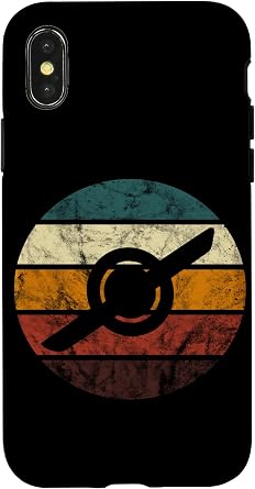 iPhone X/XS One Wheel Float Electric Skateboard Onewheel Vintage Retro Case