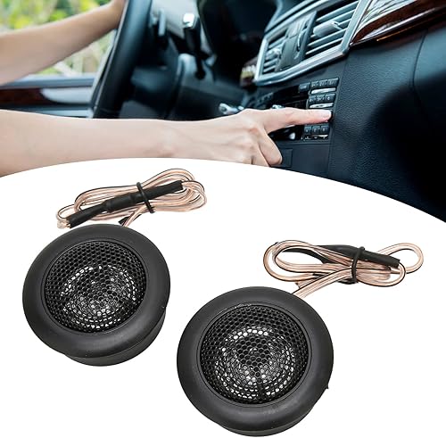Miniatura 6 de GOWENIC Tweeters para coche, TS T120 800 W Tweeter de coche, tweeter de cúpula pegable, altavoz estéreo de audio de alta sensibilidad, para todos
