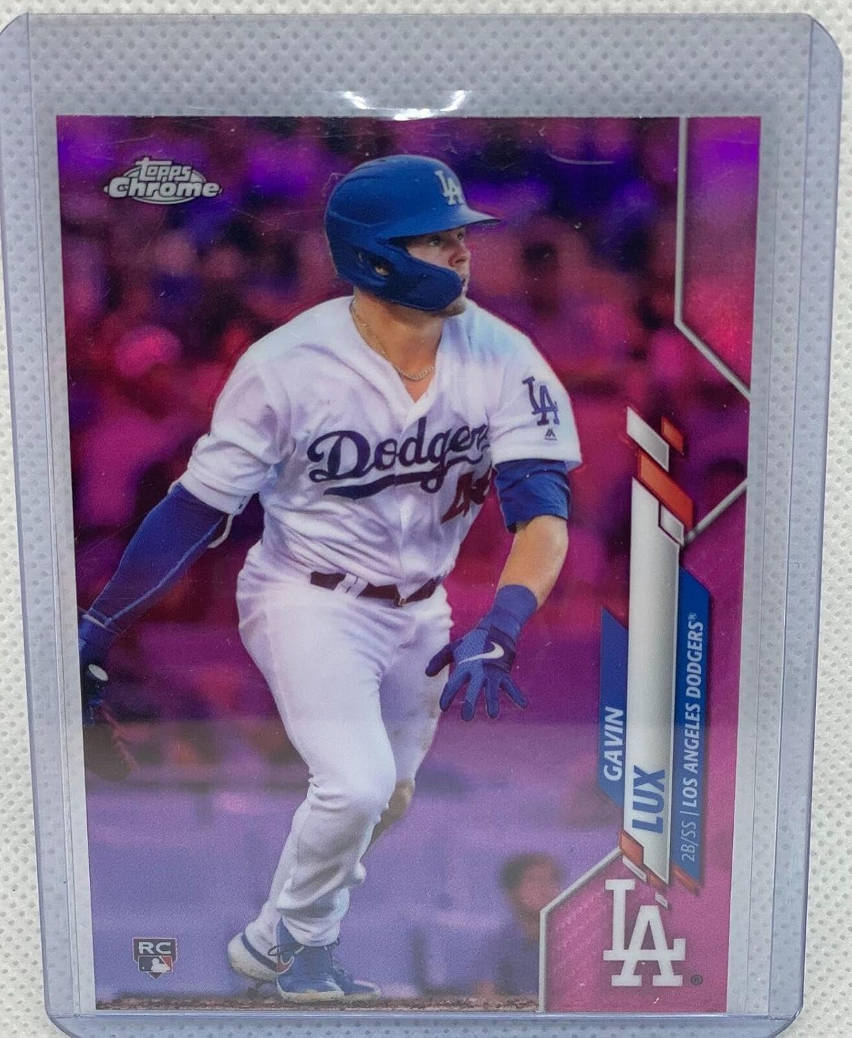 Gavin Lux 2020 Topps Chrome Pink Refractor Rc #148 - Baseball Cards