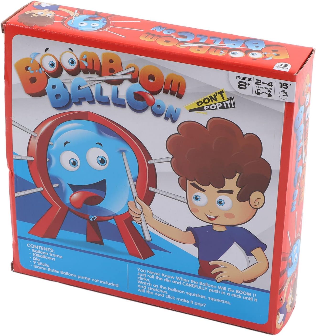 Dilwe Juego de RáFaga de Globos, Juguete de Pinchazo de Globo Interactivo para Fiesta de niñOs de Escritorio, Juego de Mesa para niñOs de 8 añOs en Adelante