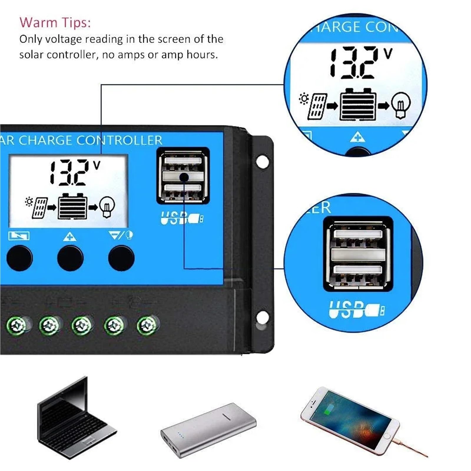 Regulator ładowania słonecznego PWM 12 V/24 V 10 A z wyświetlaczem LCD i timerem (30 szt., 10 A)