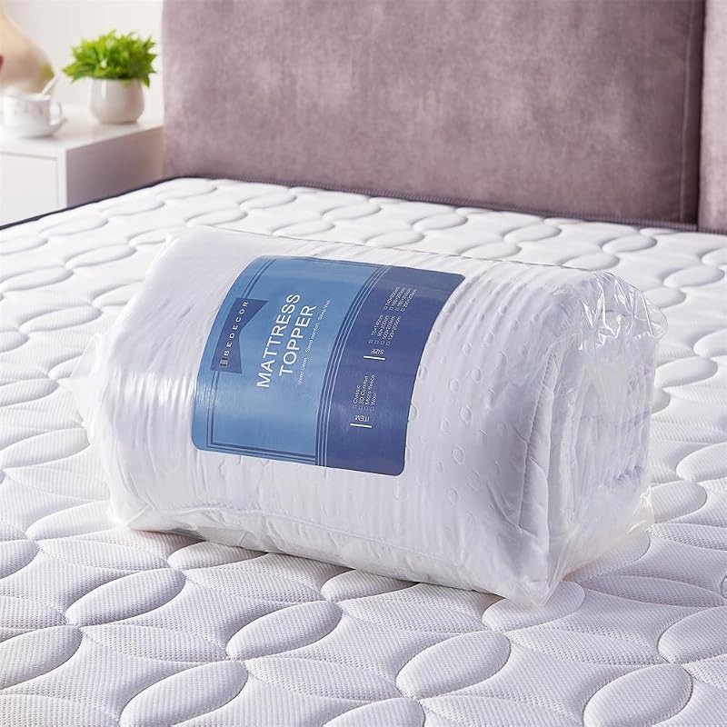 Bedecor Ultra Puha Matracvédő Csúszásmentes 3D Masszázs Buborék Fedéllel - 150 x 200 cm