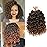 Gogo Curl Crochet Hair 8 Inch Short Curly Crochet Hair for Black Women Beach Curl Crochet hair - Water Wave Curly Crochet Braids Hair Deep Wave Synthetic Braiding Hair Extensions (8 inch T30)