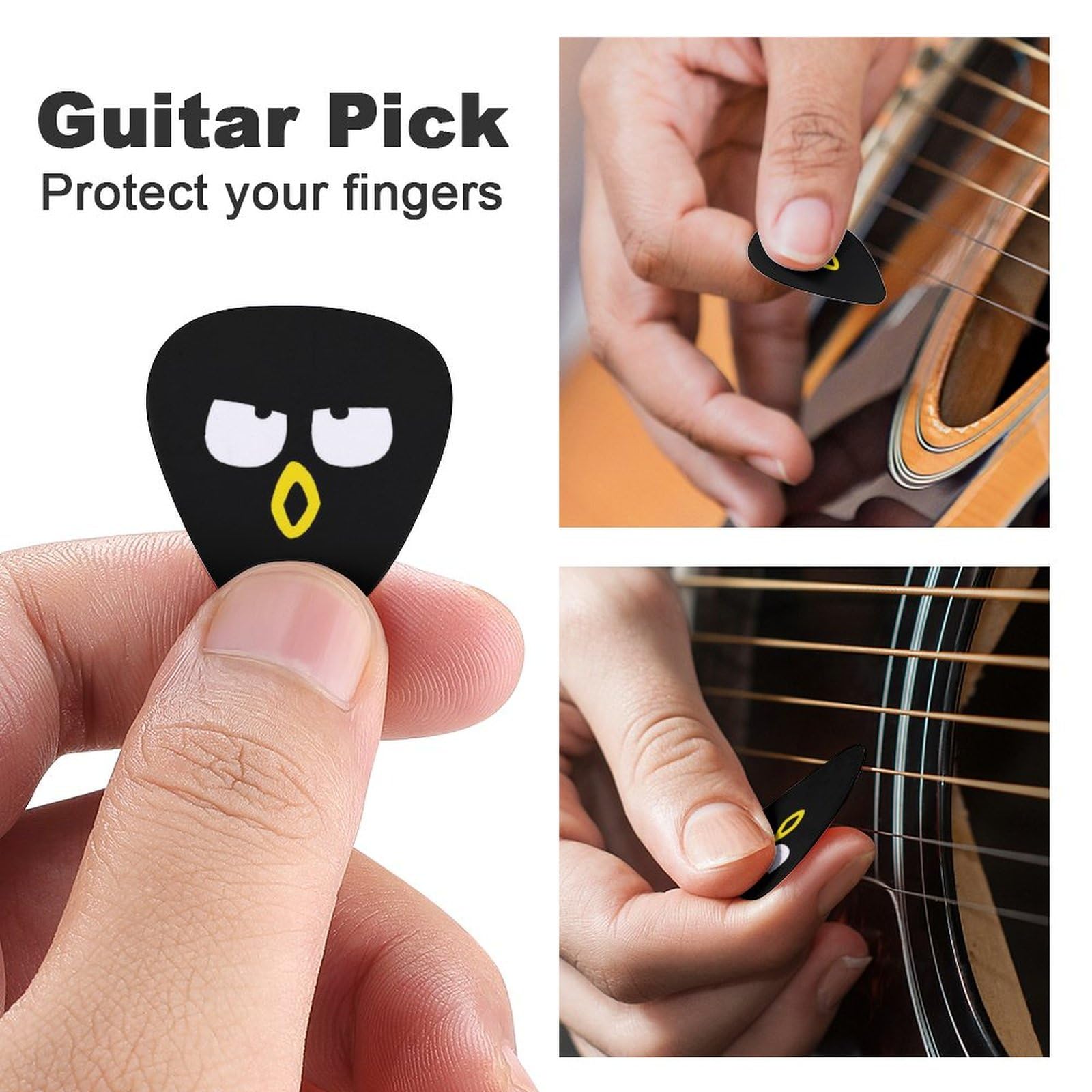 Amazon.co.jp: Bad Batsumaru Guitar Picks, 6 Pieces, Chiikawa Picks