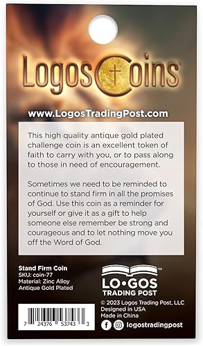 Miniatura 8 de Christian Lion Shield Challenge Coin  Fortaleza, fe y coraje  2 pulgadas, regalo cristiano para hombres o mujeres, jóvenes y todo