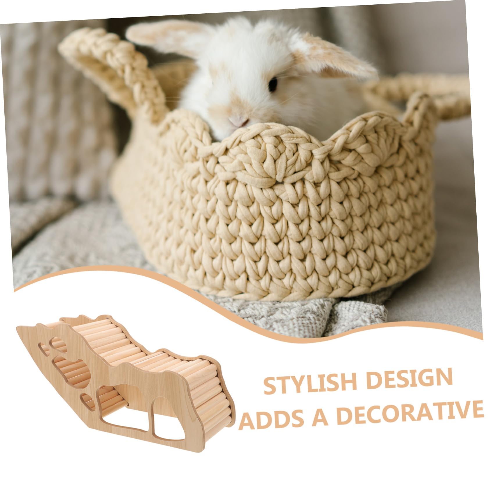 Yardwe 3 Casette in Legno Per Criceti Porcellini Dindia Nascondigli in Legno Per Piccoli Animali
