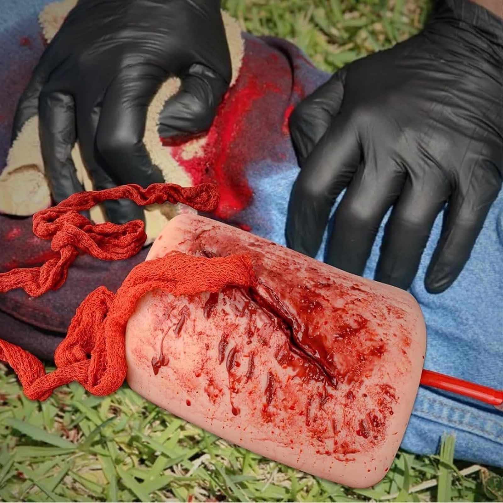 Modelo De Entrenamiento para Detener El Sangrado, Kit De Entrenamiento para Empaquetar Heridas En El Muslo, Modelo De Simulador De Laceración, Practicar Técnicas De Vendaje Hemostático