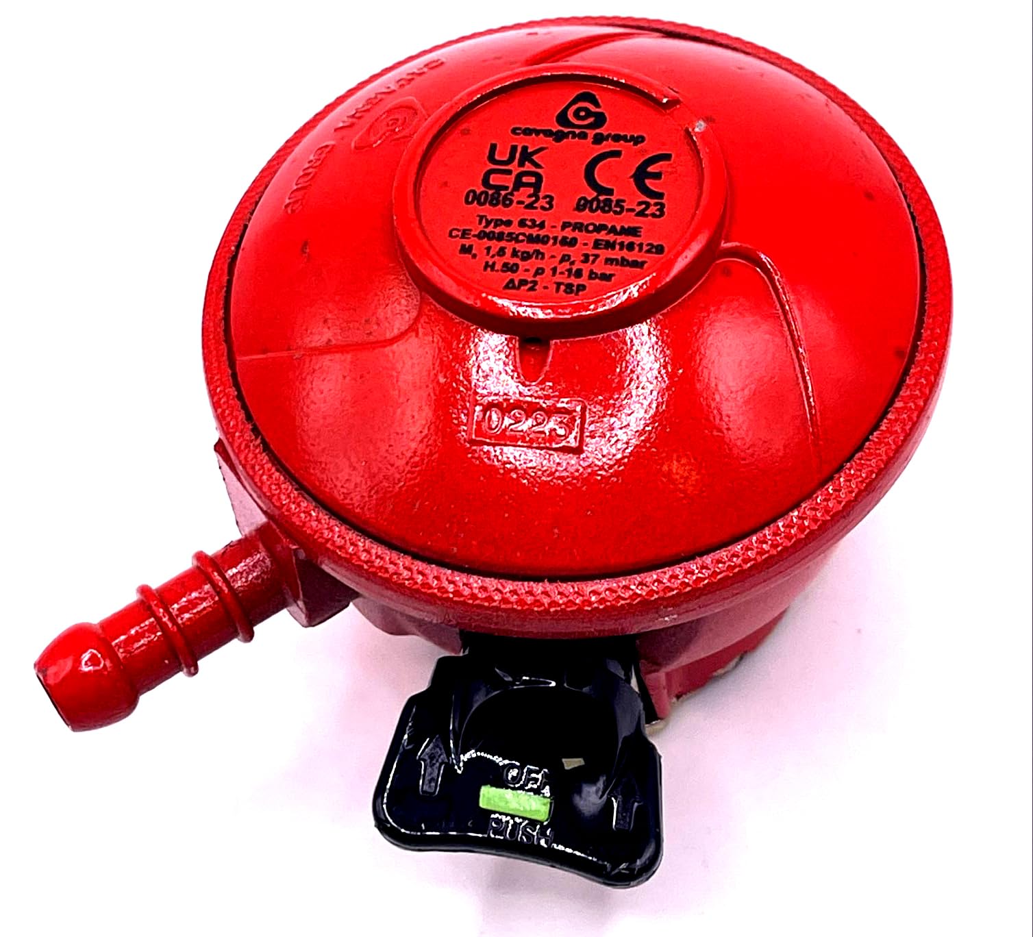 Régulateur de Pression de gaz Propane à Clipser 27 mm 1,5 kg/h + Tuyau Haute Pression de 2 mètres