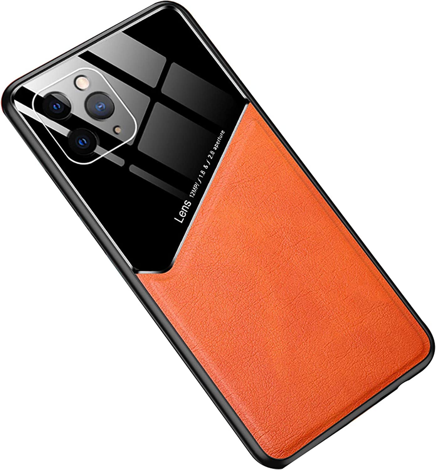 Coque iPhone 12 Pro Max compatible aimant voiture orange - 8