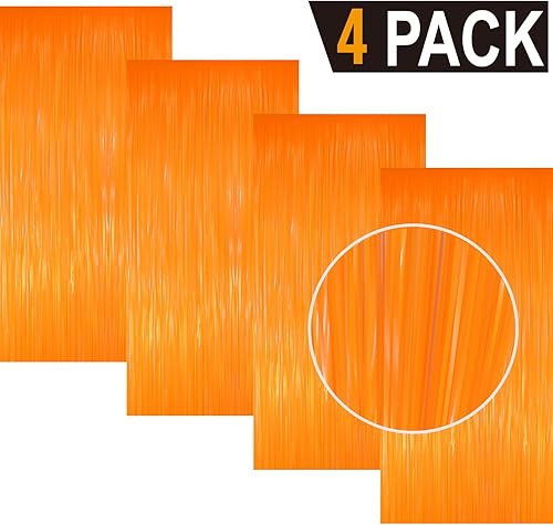 Miniatura 180 de GOER - Cortinas de tiras metálicas/oropel para fiestas, telón de fondo para fotos, cumpleaños, graduaciones, decoraciones y Año Nuevo, de 6.4 x 9.8