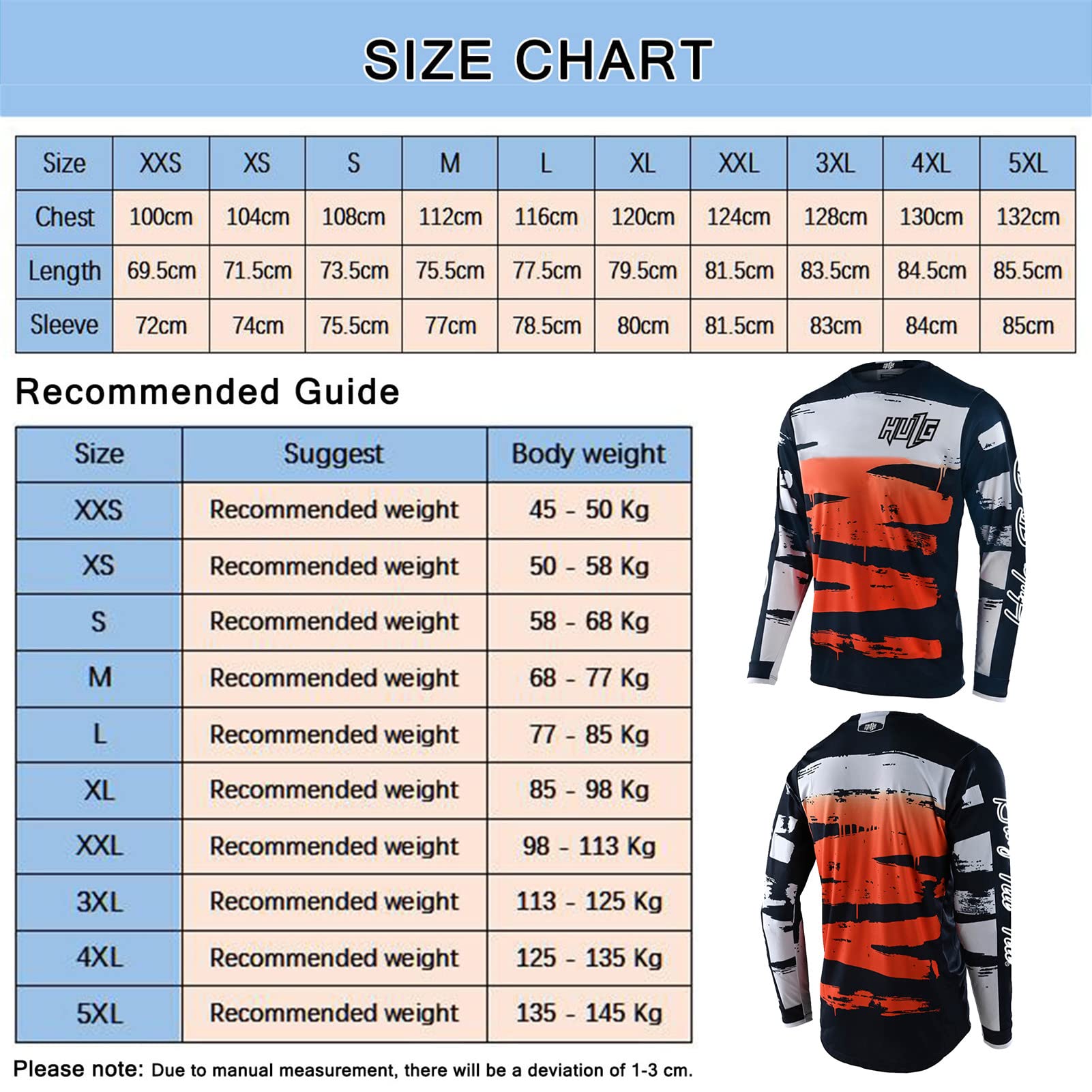 Manga Larga para Hombre Jersey De Ciclo Bici del Camino De MTB Ropa De La Bicicleta?Equipacion para Montar En Bicicleta Y Motocross Unisex
