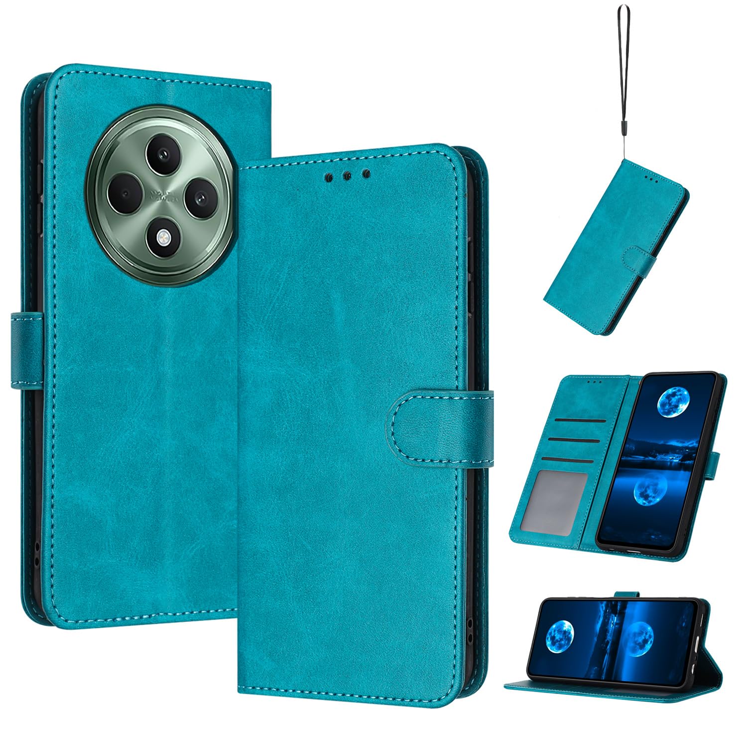 Amazon.com: Kukoufey Compatible with Oppo Reno 12 FS 5G Leather