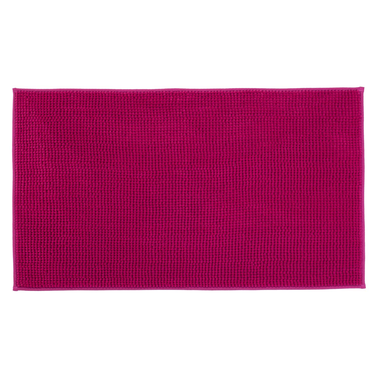 Gözze - Anti-Slip Bath Mat, Super Soft, 100% Microfibre, 60 x 100 cm - Cyclamen