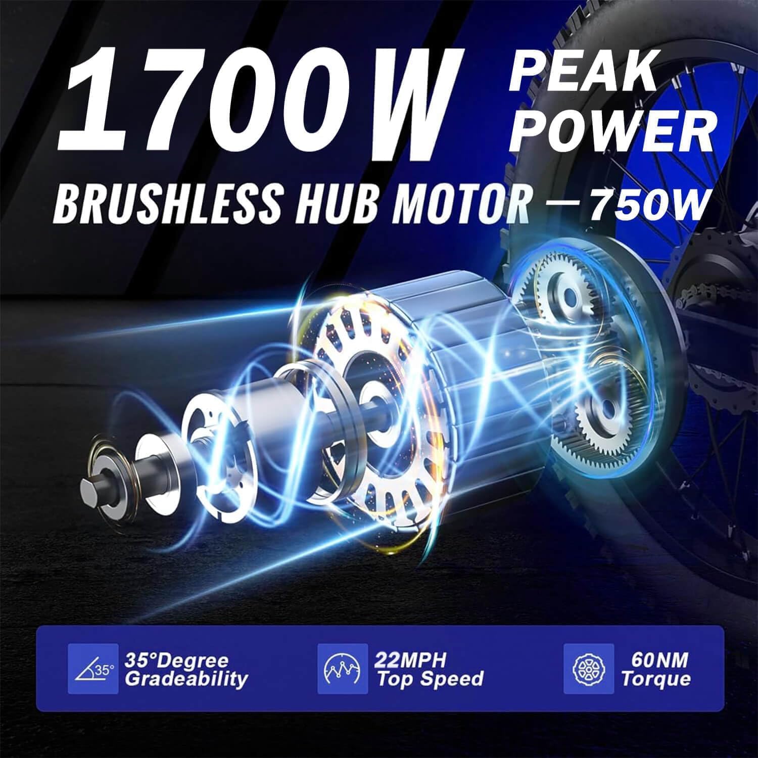 2.0 Electric Tricycle for Adults, 20"x4" Fat Tire Folding Electric Trike, 750W 48V 20Ah Battery, Built-in Speaker, USB Port, 7 Speed, 3 Wheel E-Trike