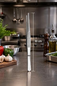 Çelik 30 cm Çok Amaçlı Cımbız Profesyonel Şef Cımbızı Maşası cin765-3