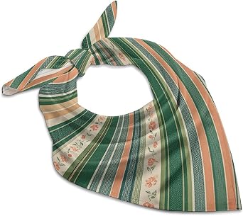 Color Chocolate Silk Scarf Head Scarf for Women Small Square Shawl Lightweight Neckerchief