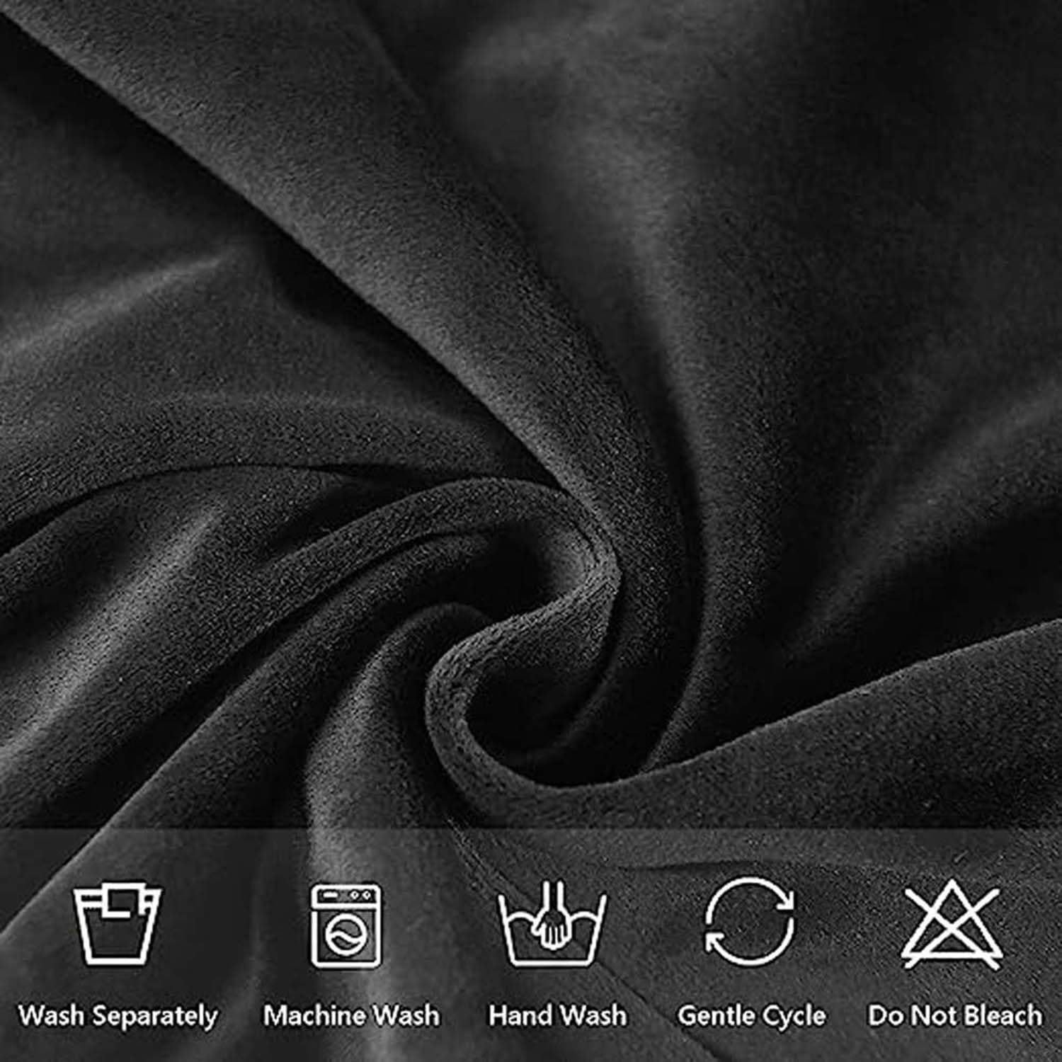 Hoowarm Elasticizzato Copri Pouf ,Rotondo/Quadrato Fodera Poggiapiedi - 6