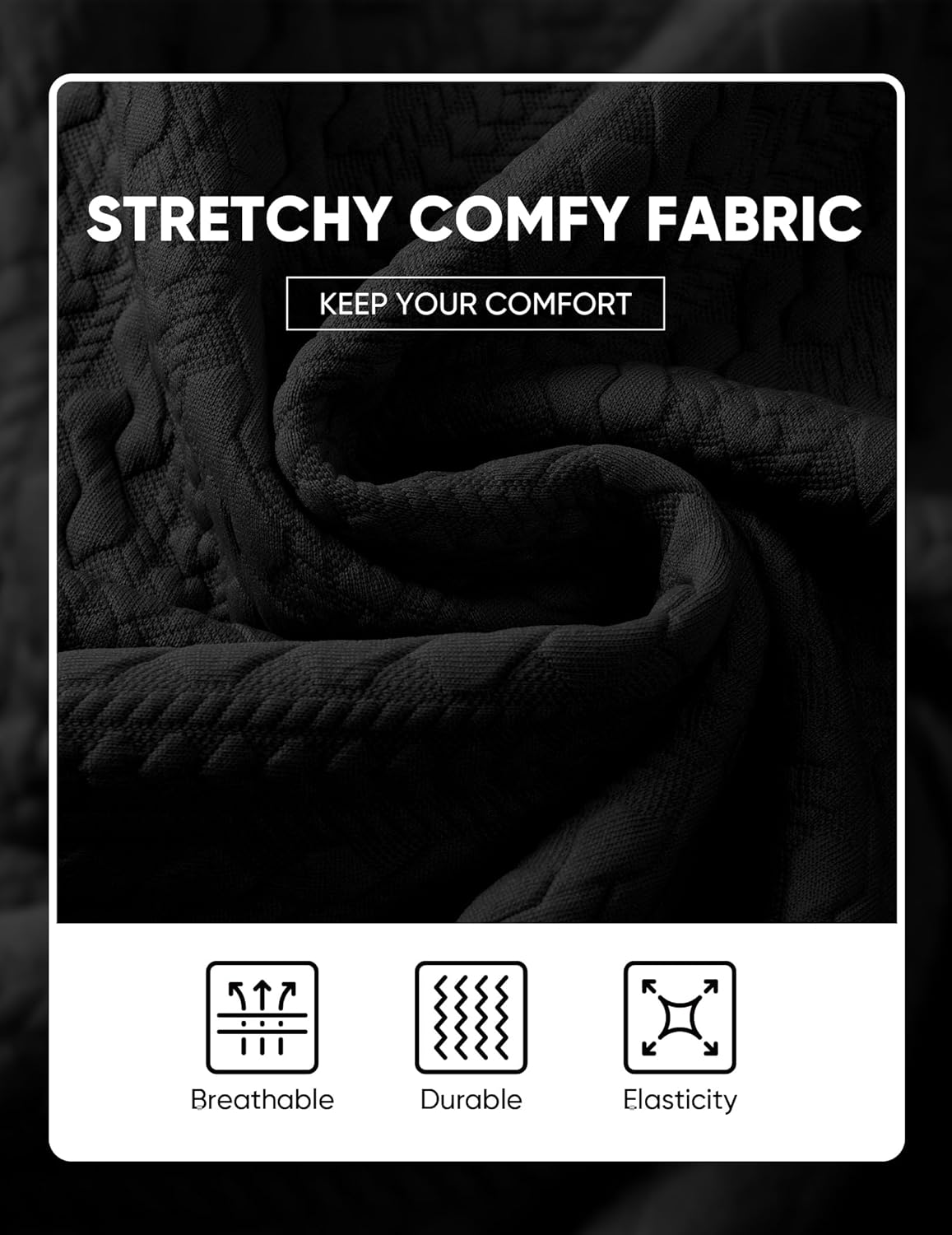 JMIERR Men's Polo Shirt Casual Knit Ribbed Textured Short Sleeve T Shirt Stretch Golf Shirt Summer Vacation Beach Shirts - Image 7