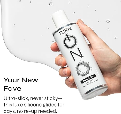 Miniatura 3 de Turn On Lubricante personal anal a base de silicona  Deslizamiento de larga duración para comodidad en la puerta trasera, lubricante seguro para