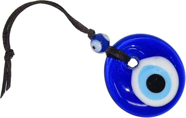 Jeannieparnell 637-4cm Lucky Evil Eye Nazar Boncuk Turkish Greek Glass Amulet Hanging Good Luck Protection