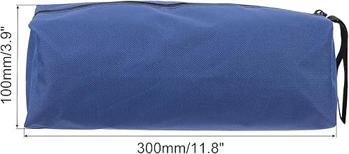 Miniatura 8 de PATIKIL Bolsa de herramientas con cremallera de 12 pulgadas, paquete de 2 bolsas de herramientas multiusos, bolsa impermeable, organizador de