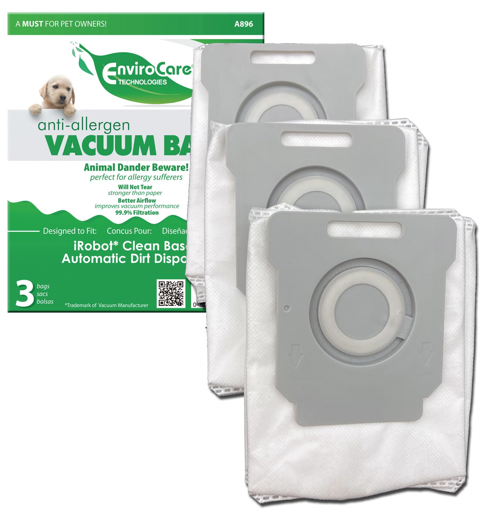 Amazon.co.jp: EnviroCare交換用アレルゲン掃除機バッグ iRobot