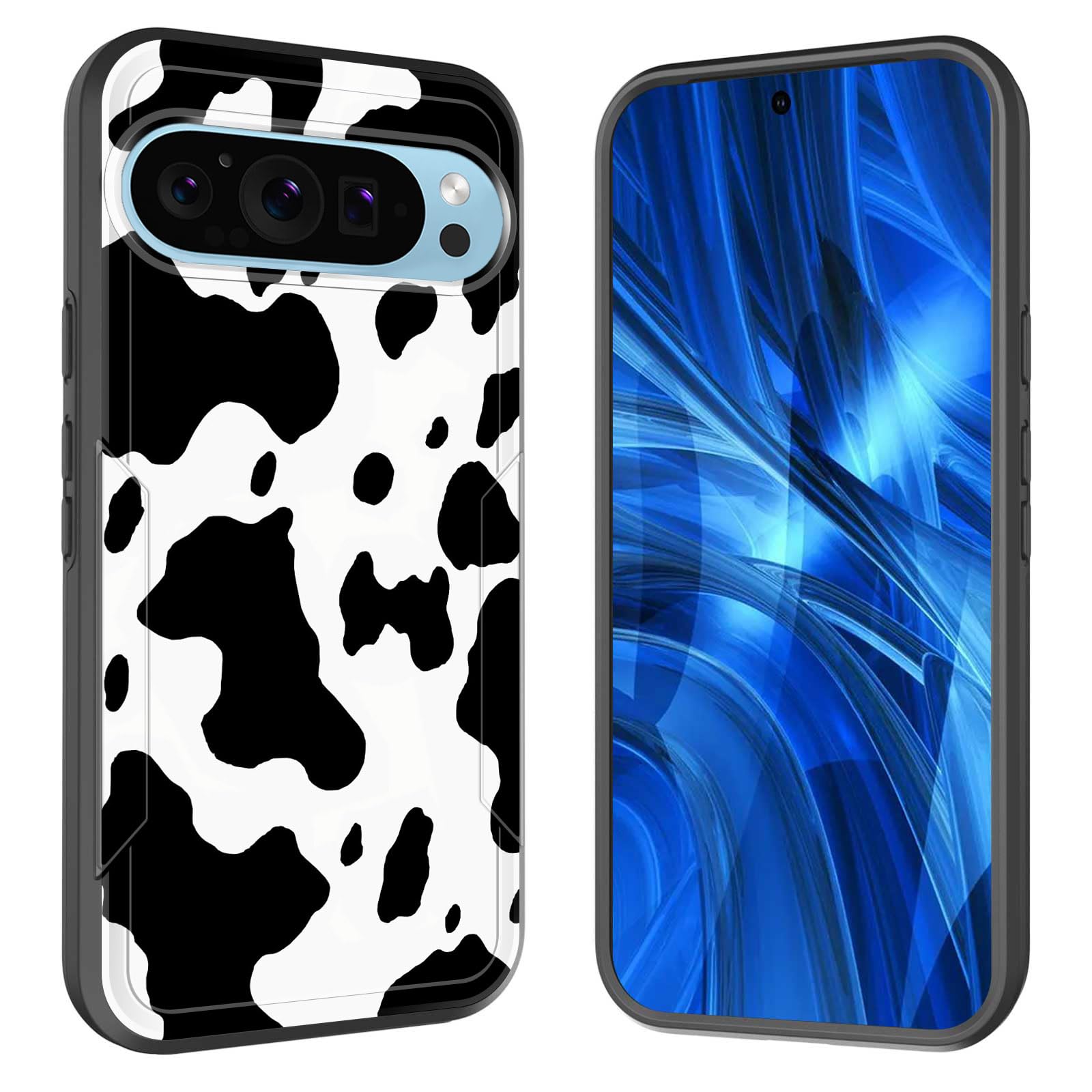 JHYYTUJTYP for Pixel 9/Pixel 9 Pro Case,[Military Grade Drop Tested] Heavy-Duty Tough Rugged Shockproof Protective Case for Google Pixel 9/ Pixel 9
