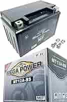 MEGA POWER MB12A-A バッテリー 2個 Amazon | メガパワー バイク バッテリー MB12A-A 【安心セット
