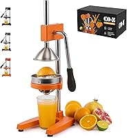 Vista 20 de Exprimidor manual CO-Z Commercial Greade, manual, exprimidor de jugo, naranja, cítricos, limón, granada, Anaranjado