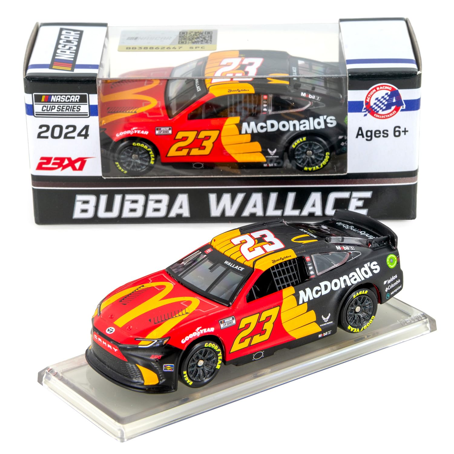 Lionel Racing Bubba Wallace 2024 McDonald Diecast Car 1:64 Scale