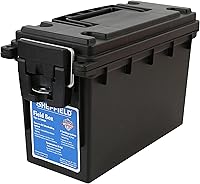 Vista 2 de Sheffield 12629 - Caja de munición resistente al agua, caja de munición apilable y bloqueable, fabricada en Estados Unidos