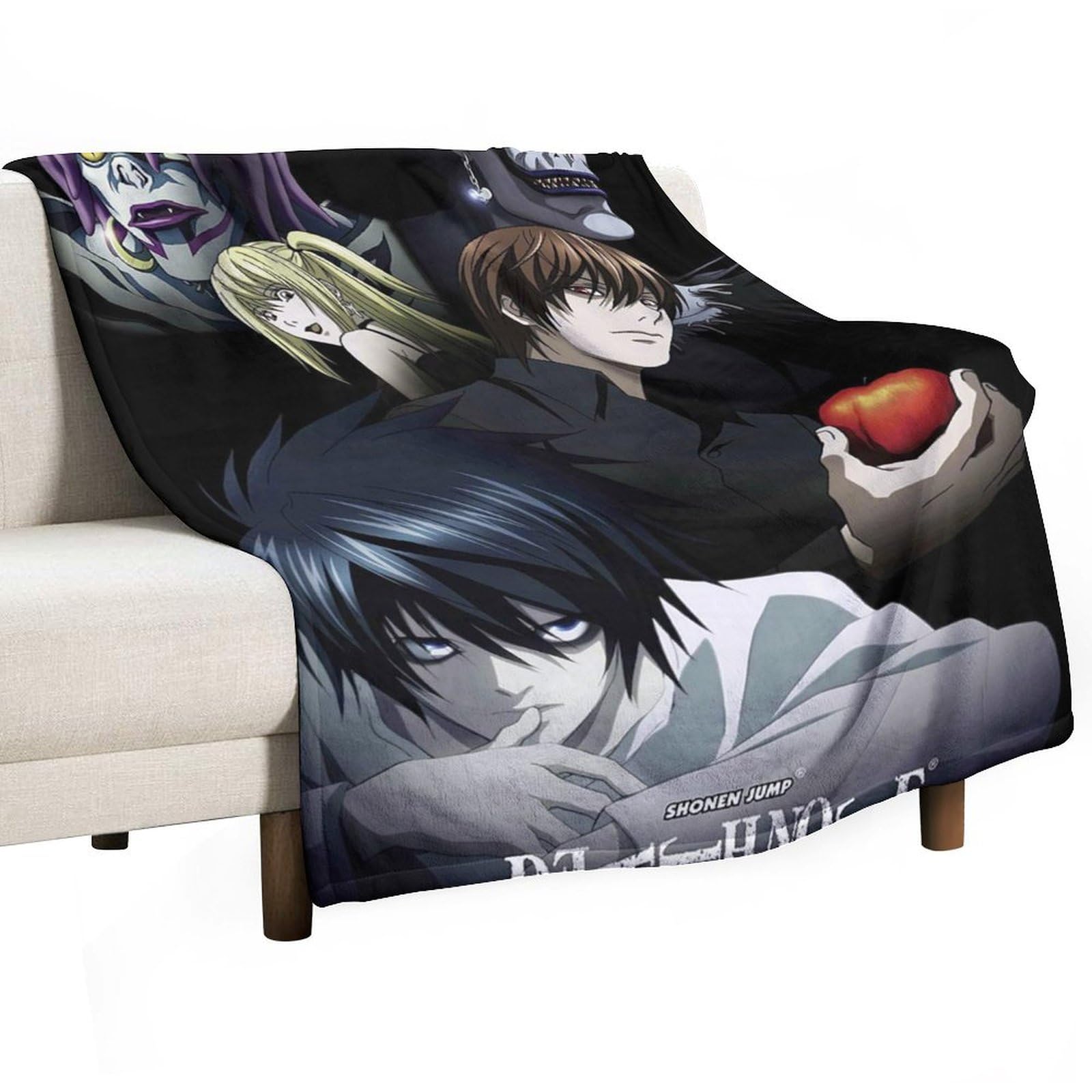 Amazon.co.jp: 毛布 デスノート 夜神月 黒いノート 厚手 40