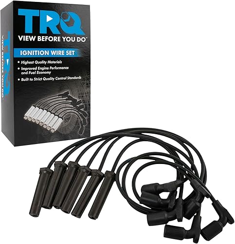 Miniatura 145 de TRQ Juego de cables de bujía de encendido del motor compatible con Hyundai Tucson Kia Sportage 2.7L Nrew