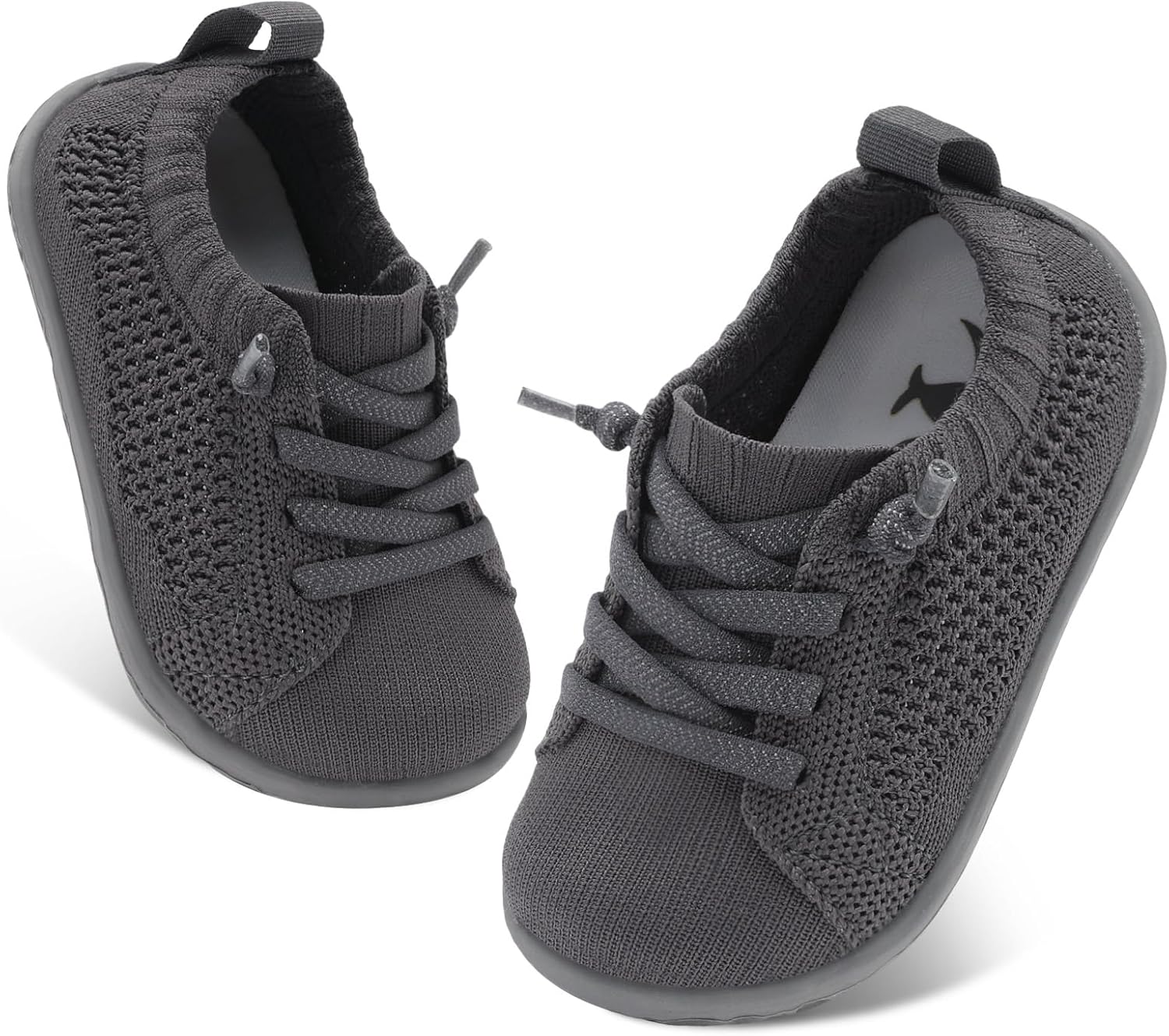 FEETCITY Lightweight Baby First Walking Shoes Boys Girls Slip On Shoes Breathable Baby Sock Shoe Barefoot Infant Sneakers