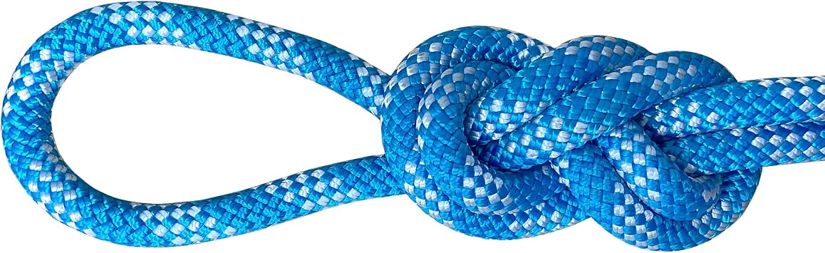 SEAMUS 8mm Prusik Accessory Cord 30M 100ft UIAA Rock Climbing Rope 14Kn High Tensile Strength Rock Climbing Accessories Cord Double Braid Nylon Cord for Mountain Tree Climbing,Fire Rescue