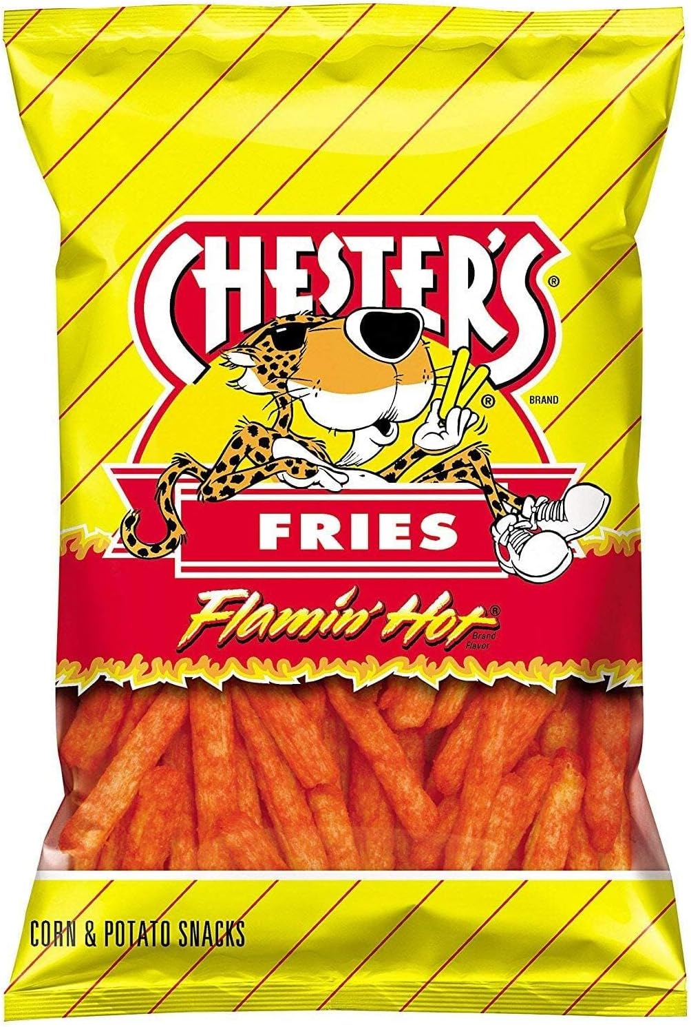Chesters Flamin' Hot Fries, 1 oz bags (Pack of 8) Pack of 8