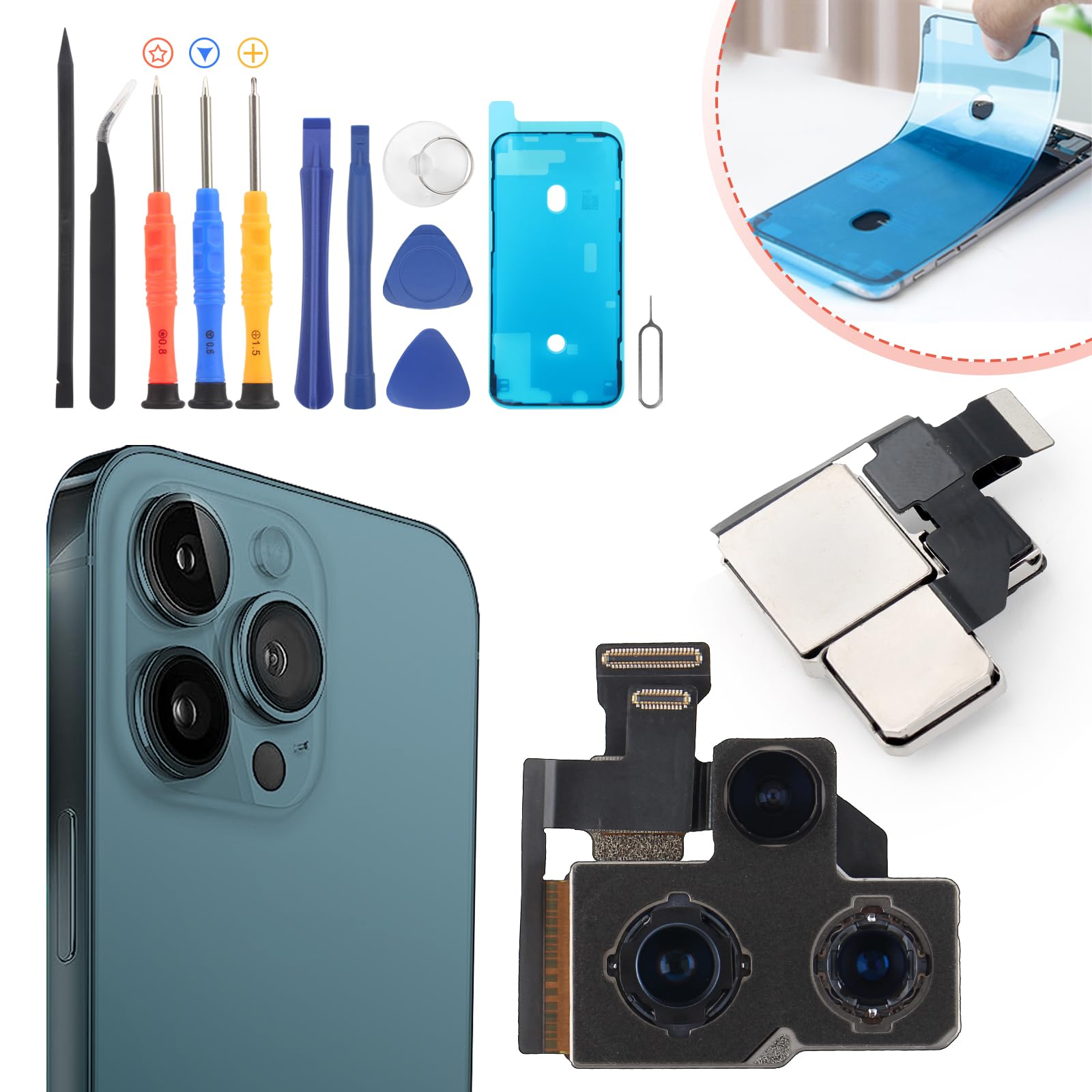 Amazon.com: YWLRONG for iPhone 12 Pro Max Main Back Camera