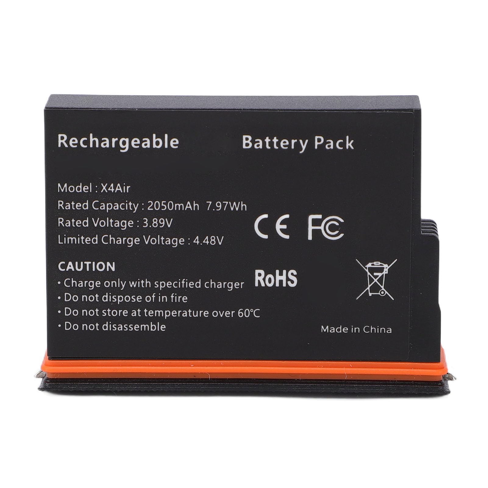 2 Stück 2050mAh -Akku-Ersatz für X4 Air