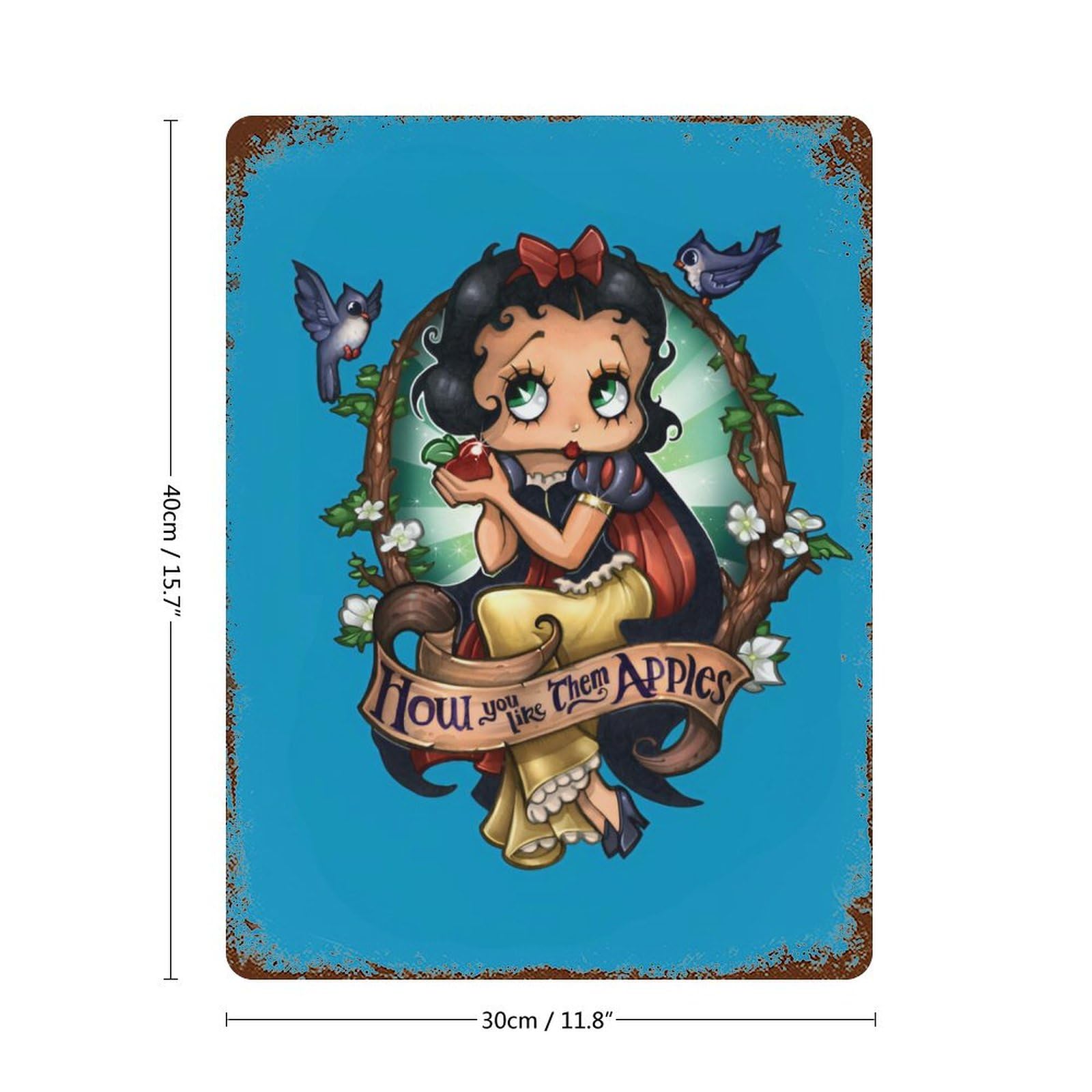 Amazon.co.jp: ベティちゃん 白雪姫 壁掛けポスター 壁掛け絵画 アート