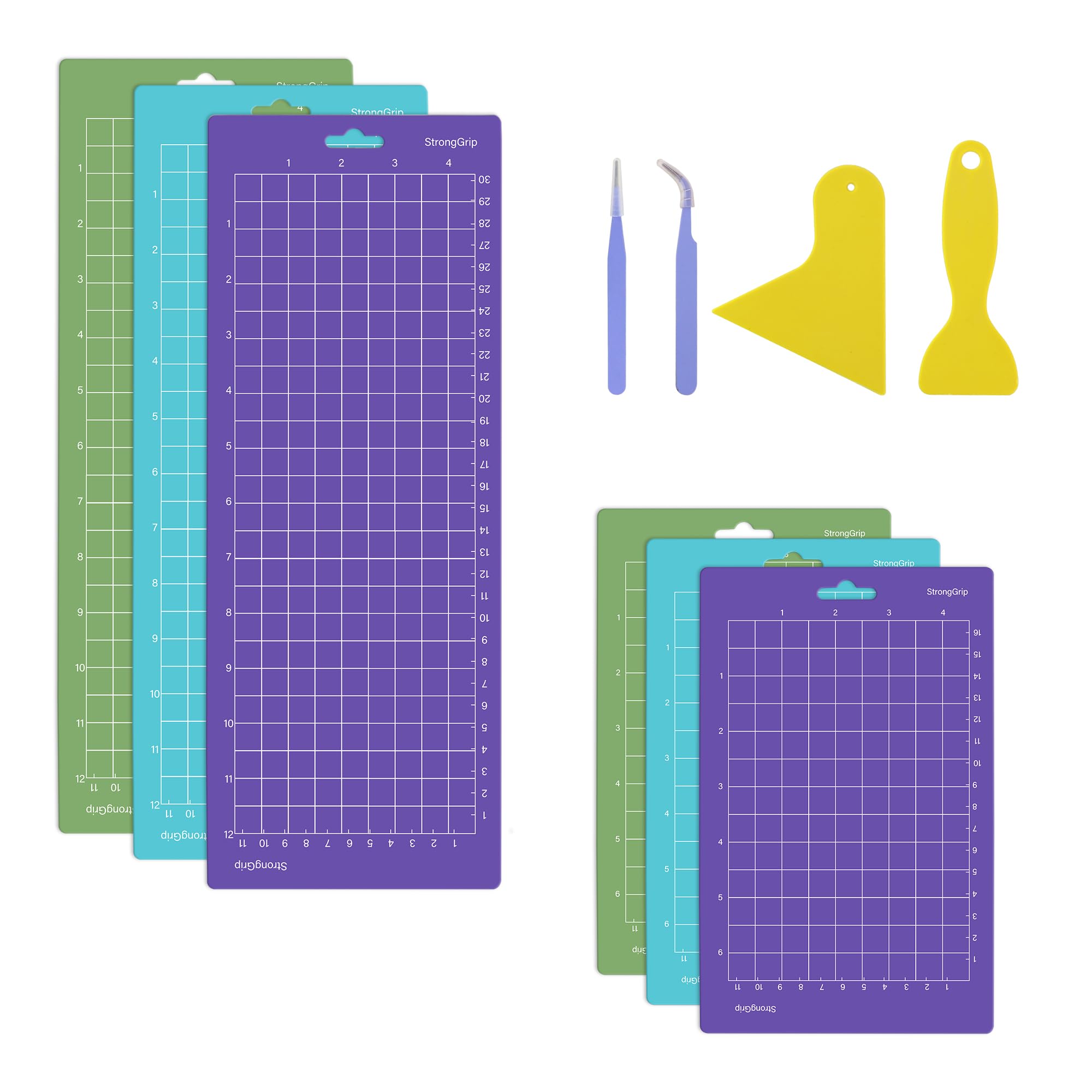 LOKLIK | 60x30cm Snijmat Standaard Grip | 3 stuks
