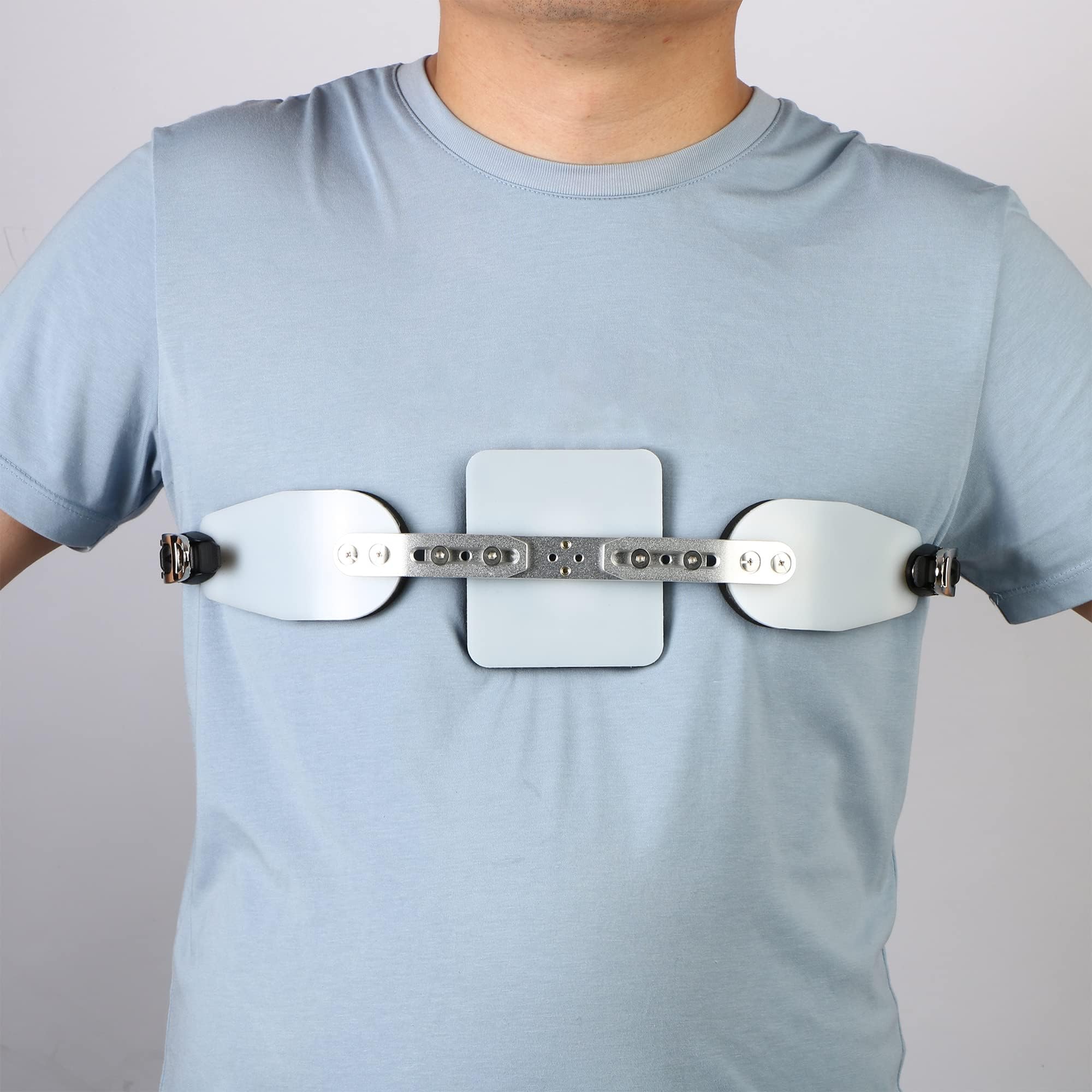 Medical Pectus Carinatum Orthosis Brace With Adjustable Straps, Pigeon Chest Orthosis Support Premium Corset (Adults)