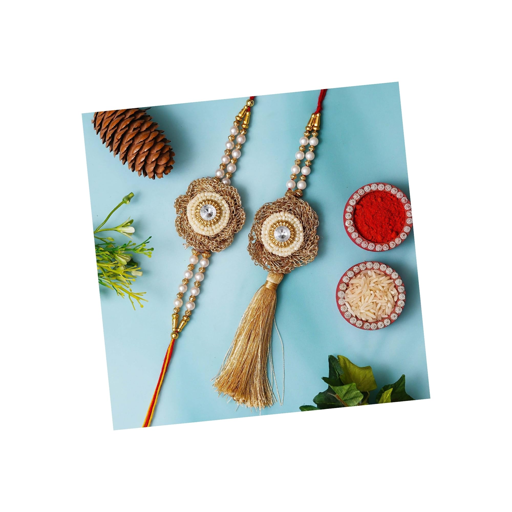 eCraftIndia Designer Bhaiya Bhabhi Rakhi (B09BB33V49) Amazon Price History, Amazon Price Tracker