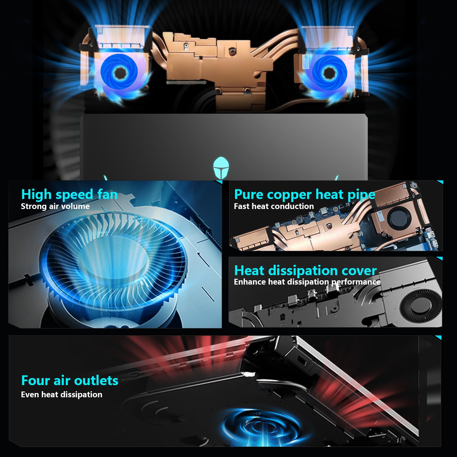 Thunderobot Storm 17 5070 Gaming Laptop, 17.3" QHD 165Hz 2K Display, Core i7-13620H, GeForce RTX 5070, 32GB DDR5 RAM, 1TB SSD, RGB Backlit Keyboard, HDMI, Wi-Fi 6, Win11 Home