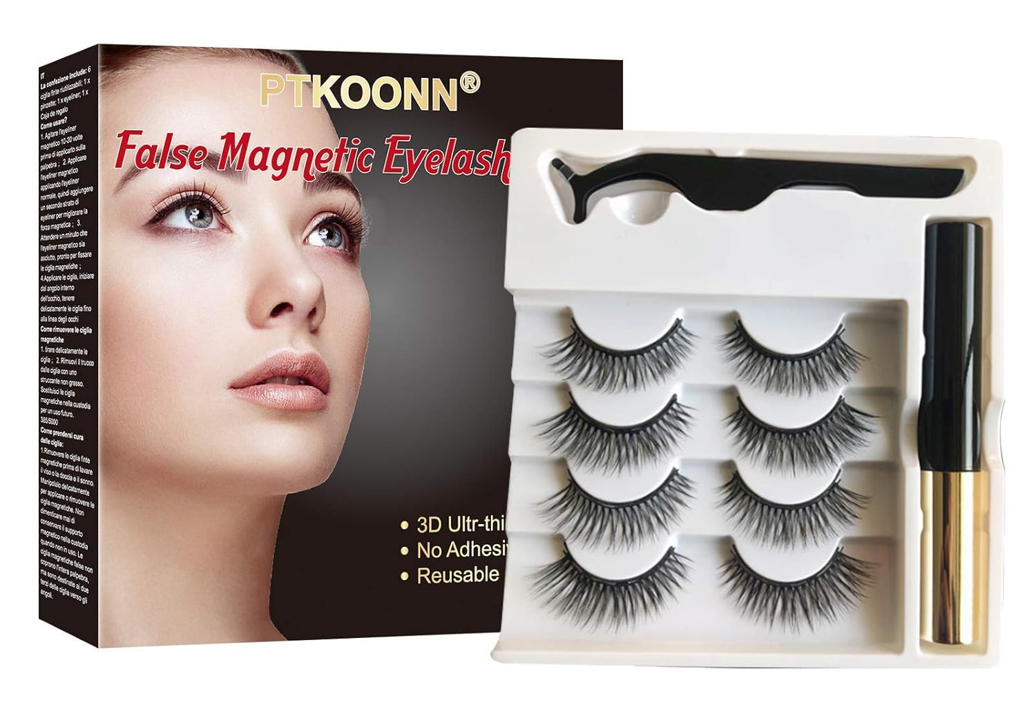 Elvanya Lashes, Eyelashes Kit, Mink