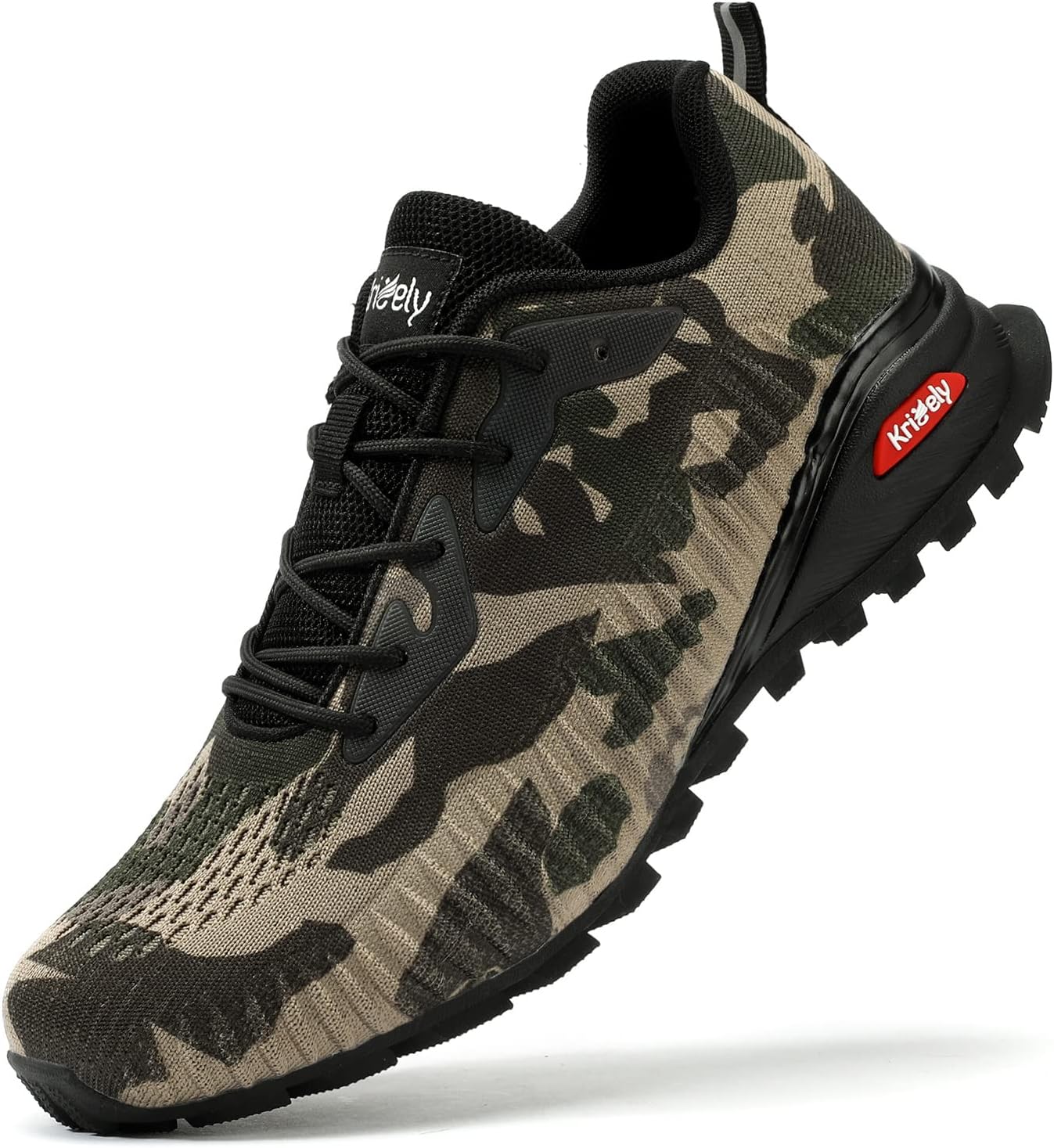 ikunka Men's Fashion Sneakers Lightweight Breathable Walking Shoes Tennis Cross Training Shoe Non Slip Trail Running Shoes